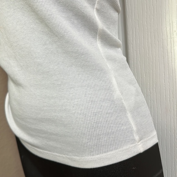 Reformation Maria Ribbed Tank Ivory Stretch Soft Medium NWT - Picture 13 of 13